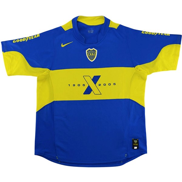 Tailandia Camiseta Boca Juniors 1ª Retro 2005 Azul